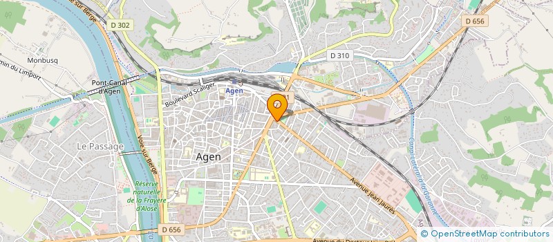 localisation de l'entreprise MADAME MAUDE ORTEGA à AGEN