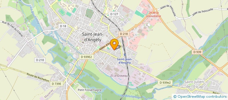 localisation de l'entreprise MADAME MAUDE PANIER  SAINT-JEAN-D'ANGELY