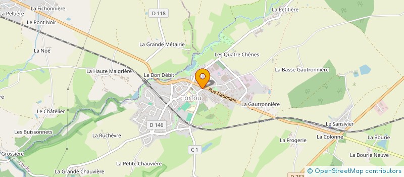 localisation de l'entreprise MADAME MAUDE POISSONNEAU  SEVREMOINE