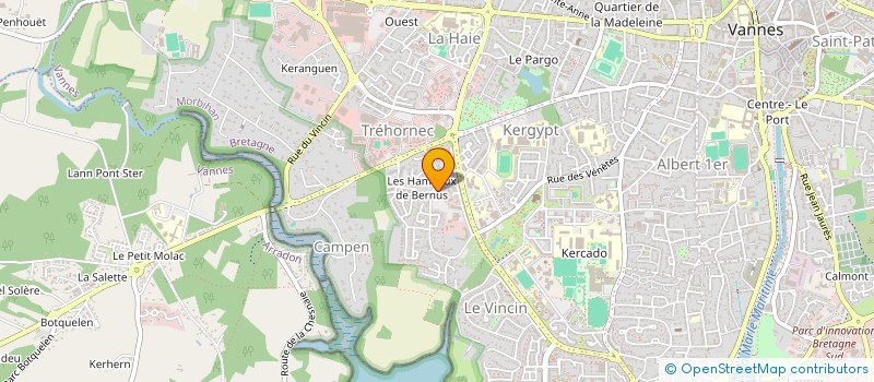 localisation de l'entreprise MADAME MAUDE RAMBAUD à VANNES