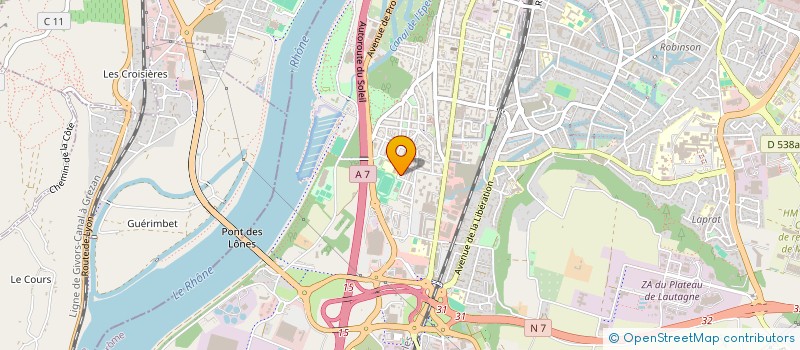 localisation de l'entreprise MADAME MAUDE RIQUIER  VALENCE