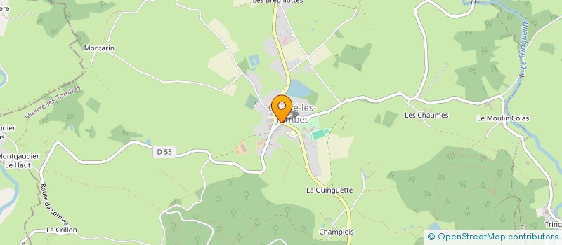 localisation de l'entreprise MADAME MAUDE SALMON  QUARRE-LES-TOMBES