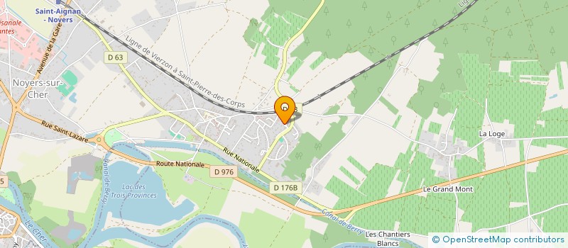 localisation de l'entreprise MADAME MAUDE TEILLARD à NOYERS-SUR-CHER