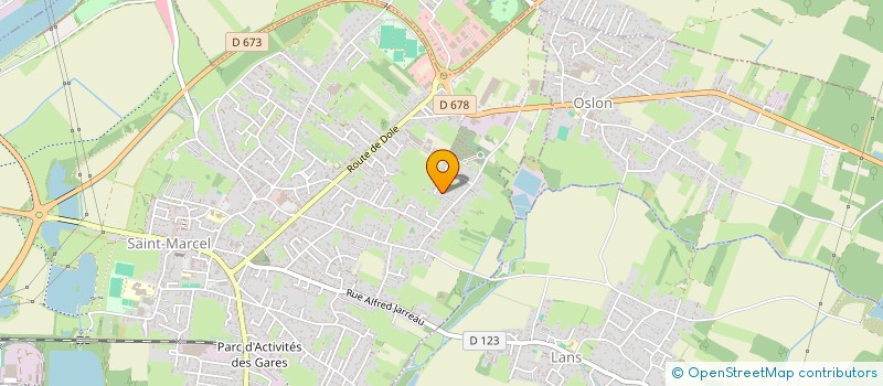 localisation de l'entreprise MADAME MAUDE TRICHET  SAINT-MARCEL