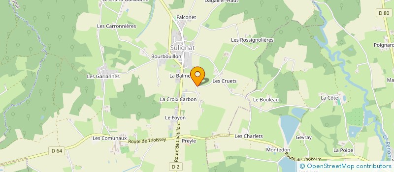 localisation de l'entreprise MADAME MAUDE TROGNOT à SULIGNAT