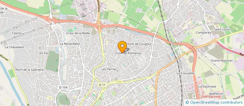 localisation de l'entreprise MADAME MAUDE VANMECHELEN à BEZIERS