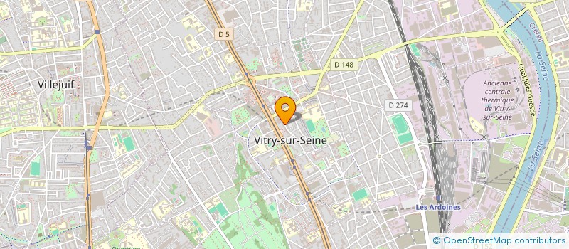 localisation de l'entreprise MADAME MAUDE VANWYMEERSH à VITRY-SUR-SEINE