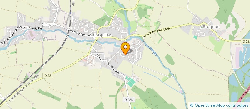 localisation de l'entreprise MADAME MAUDE VUITTENEZ à SAINT-JULIEN