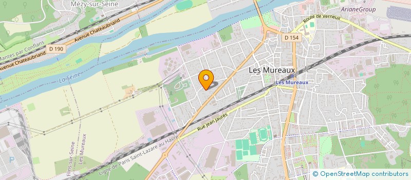 localisation de l'entreprise MADAME MAUFOUD LABIOD à LES MUREAUX