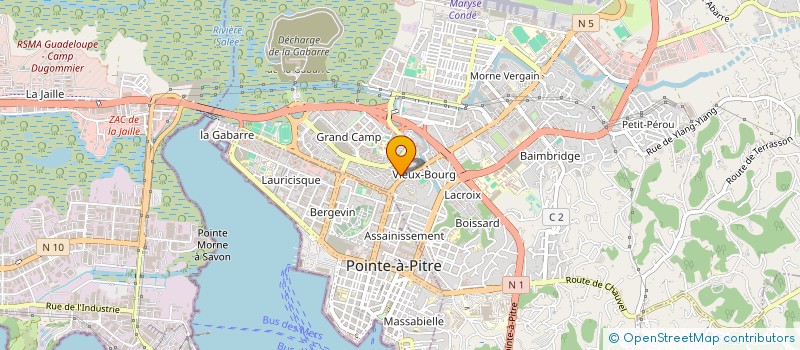 localisation de l'entreprise MADAME MAUR TARET  LES ABYMES