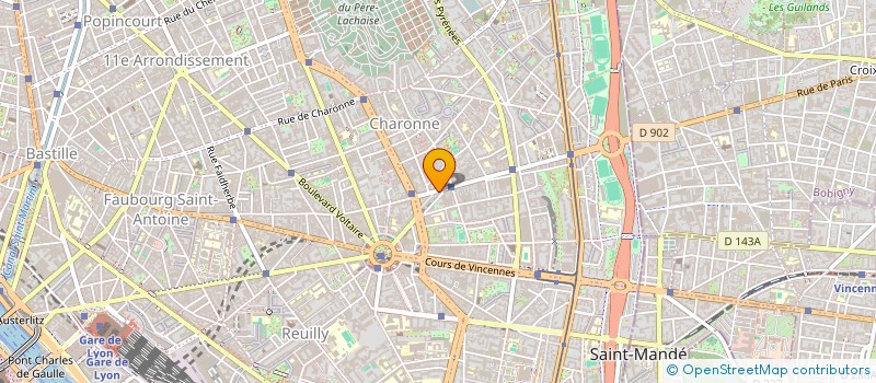 localisation de l'entreprise MADAME MAURA MAJEWSKI  PARIS