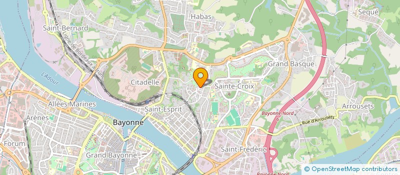 localisation de l'entreprise MADAME MAURA ODERAY BLACK à BAYONNE