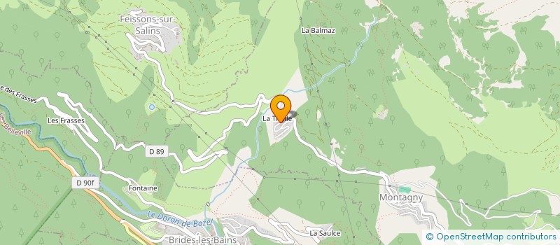 localisation de l'entreprise MADAME MAURA SONNA  MONTAGNY