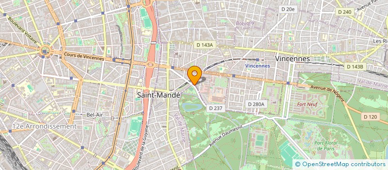 localisation de l'entreprise MADAME MAURA TARUS  SAINT-MANDE