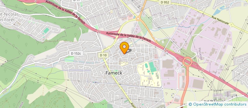 localisation de l'entreprise MADAME MAURANE CAPPELLETTI à FAMECK