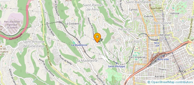 localisation de l'entreprise MADAME MAURANE CENEDESE à NICE
