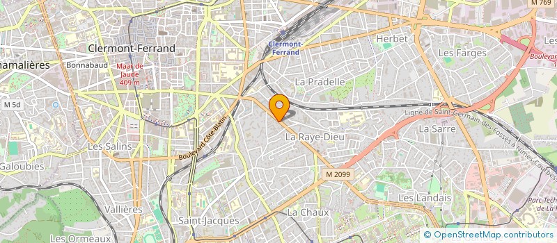 localisation de l'entreprise MADAME MAURANE CHATONNIER  CLERMONT-FERRAND