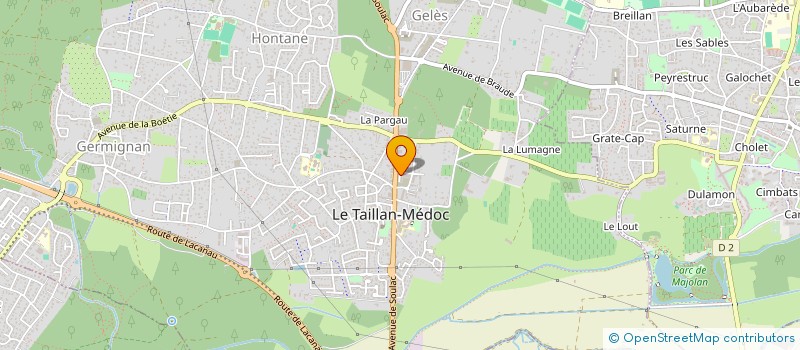 localisation de l'entreprise MADAME MAURANE GARCIA à LE TAILLAN MEDOC