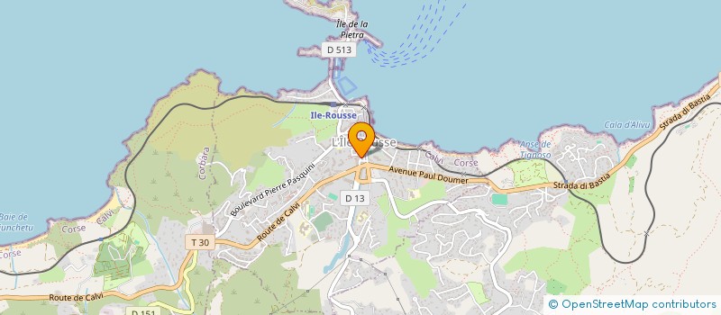 localisation de l'entreprise MADAME MAURANE GERVASI à L'ILE ROUSSE