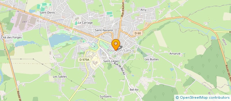 localisation de l'entreprise MADAME MAURANE GIROUX  BOURBON-LANCY