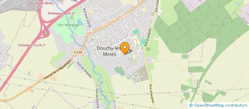 localisation de l'entreprise MADAME MAURANE GUESMIA à DOUCHY-LES-MINES