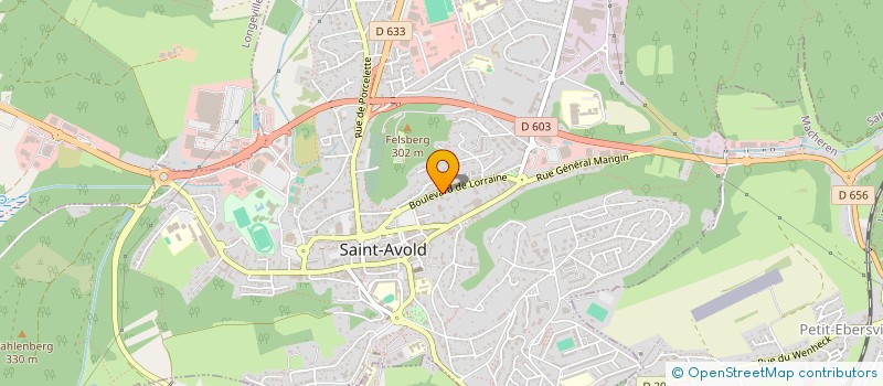 localisation de l'entreprise MADAME MAURANE KLEMM à SAINT-AVOLD