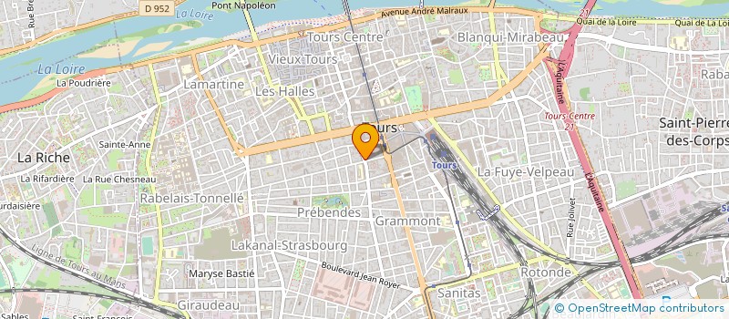 localisation de l'entreprise MADAME MAURANE LORJOU  TOURS