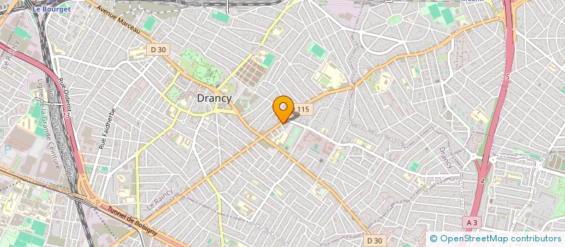 localisation de l'entreprise MADAME MAURANE MARIE-LOUISE  DRANCY