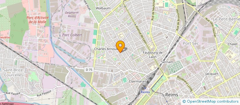 localisation de l'entreprise MADAME MAURANE PAILLARD  REIMS