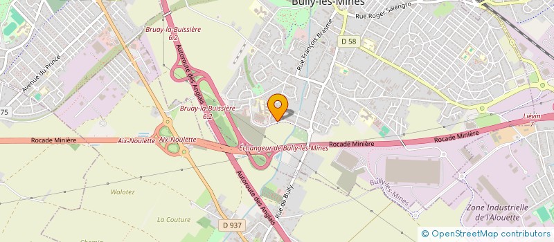 localisation de l'entreprise MADAME MAURANE SURET  BULLY-LES-MINES