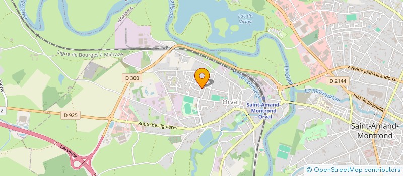 localisation de l'entreprise MADAME MAURANNE DE SOUSA PEREIRA  ORVAL