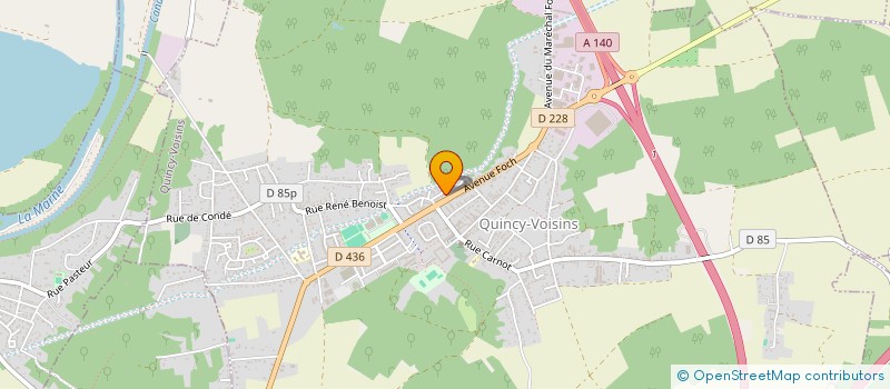 localisation de l'entreprise MADAME MAUREEN BLOSEUR  QUINCY-VOISINS