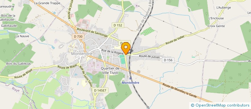 localisation de l'entreprise MADAME MAUREEN BOURNEUF à MONTENDRE