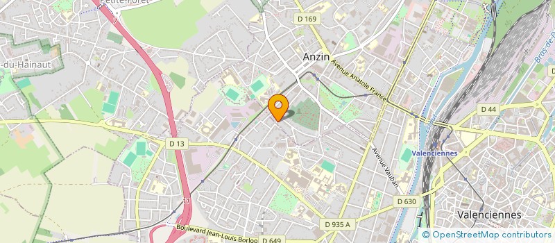 localisation de l'entreprise MADAME MAUREEN BOUXIN  ANZIN