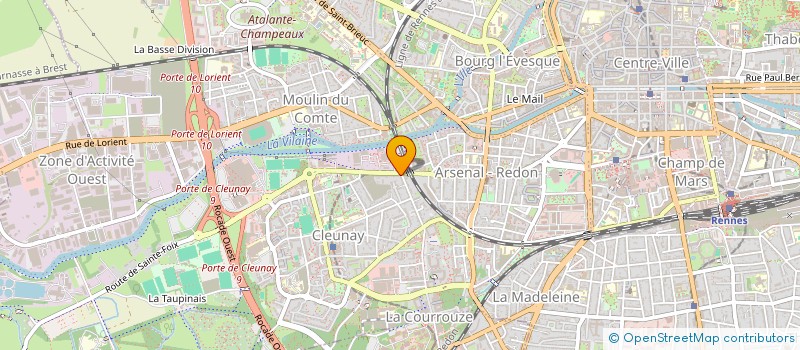 localisation de l'entreprise MADAME MAUREEN CADOREL  RENNES