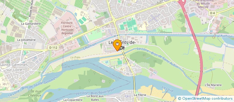 localisation de l'entreprise MADAME MAUREEN CALABER  LES PONTS-DE-CE