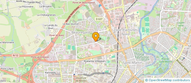 localisation de l'entreprise MADAME MAUREEN COSNARD  RENNES
