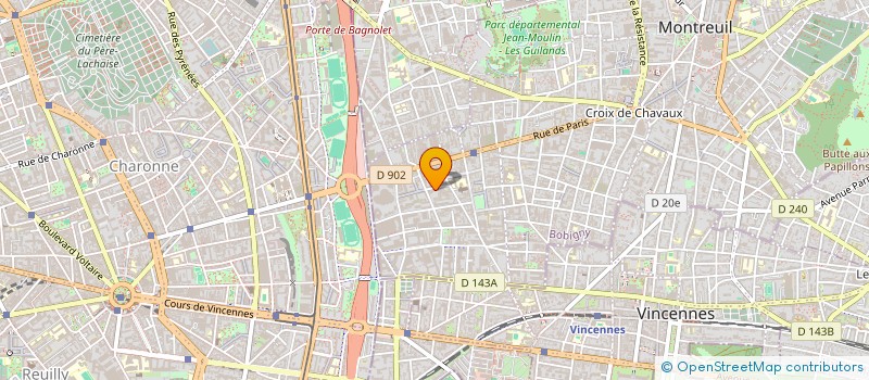 localisation de l'entreprise MADAME MAUREEN CROS à MONTREUIL