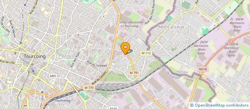 localisation de l'entreprise MADAME MAUREEN CUVELIER  WATTRELOS