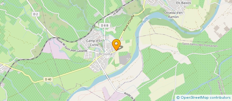 localisation de l'entreprise MADAME MAUREEN DERDEK  BROUILLA