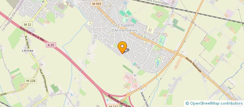 localisation de l'entreprise MADAME MAUREEN DRUART à LA CHAPELLE-D'ARMENTIERES