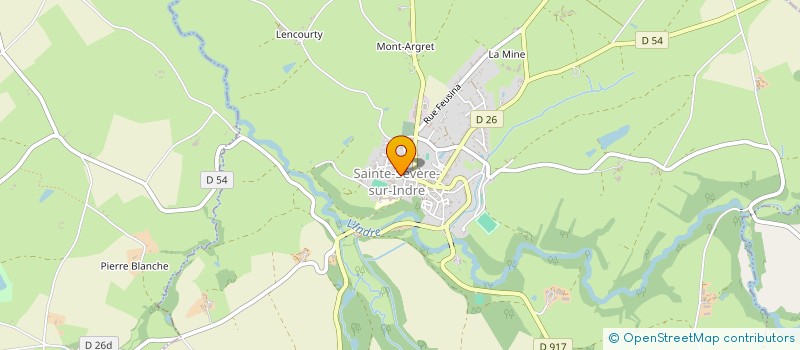 localisation de l'entreprise MADAME MAUREEN DUEZ à SAINTE-SEVERE-SUR-INDRE