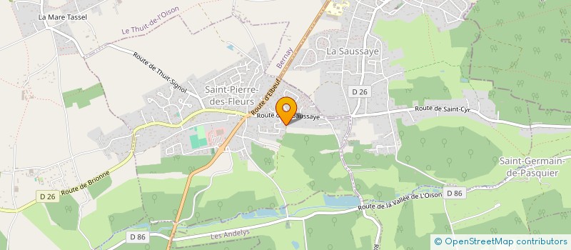 localisation de l'entreprise MADAME MAUREEN FRERE  SAINT-PIERRE-DES-FLEURS