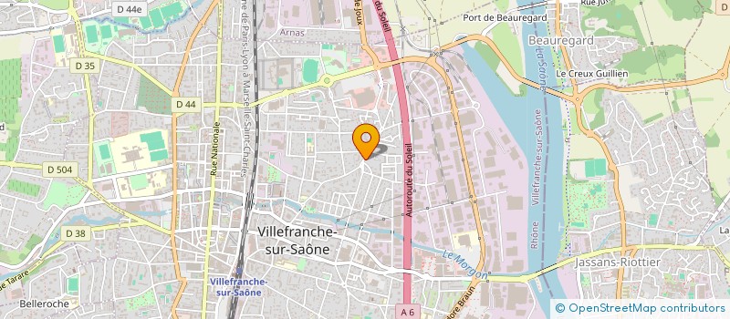 localisation de l'entreprise MADAME MAUREEN GAUTHIER à VILLEFRANCHE-SUR-SAONE