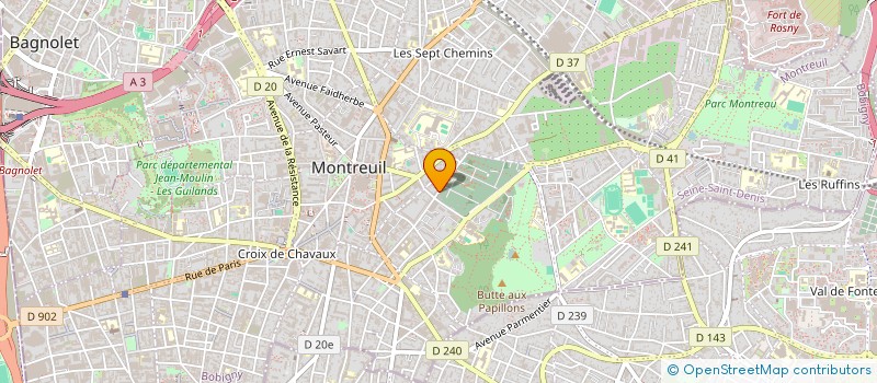 localisation de l'entreprise MADAME MAUREEN GEMEGAH à MONTREUIL