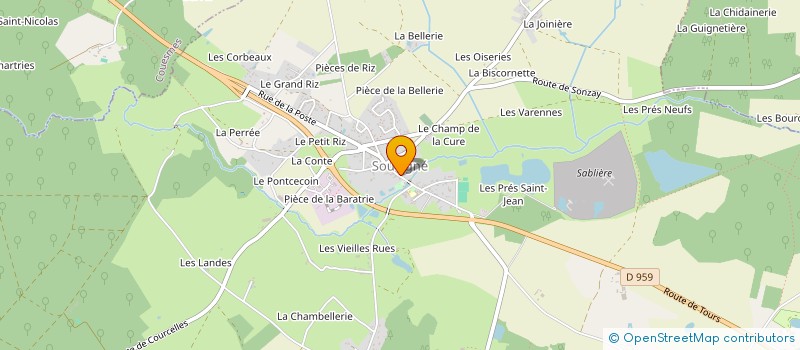 localisation de l'entreprise MADAME MAUREEN GERARD  SOUVIGNE