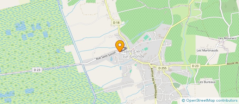 localisation de l'entreprise MADAME MAUREEN GOUVERNEUR  SAINT-CIERS-SUR-GIRONDE