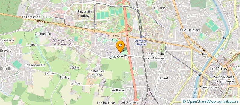 localisation de l'entreprise MADAME MAUREEN GUERIN à LE MANS
