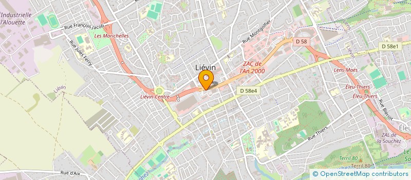 localisation de l'entreprise MADAME MAUREEN GUILBERT  LIEVIN