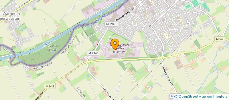 localisation de l'entreprise MADAME MAUREEN HAMEL  COMINES